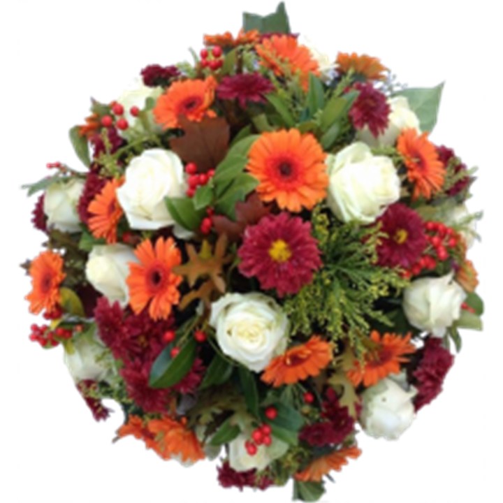 Biedermeier Wit/Oranje/Geel/Rood/Groen