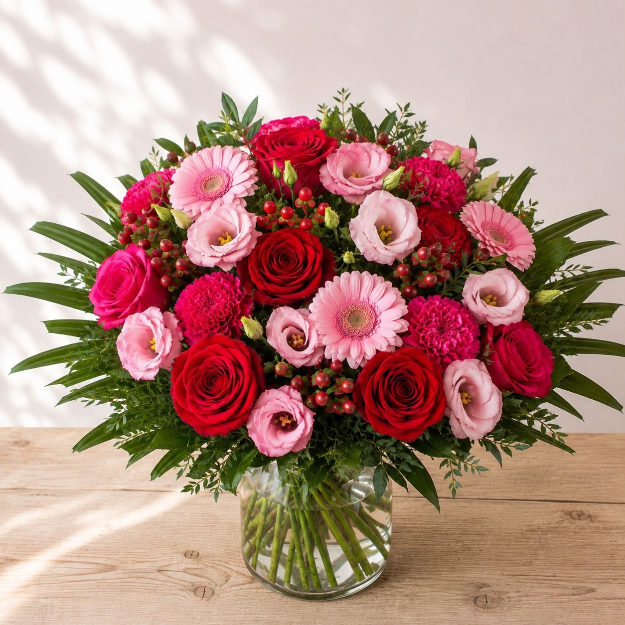 Boeket Roze/Rood