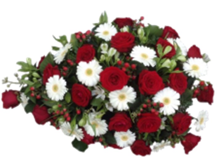 Druppelvormig Rood/Wit/Groen